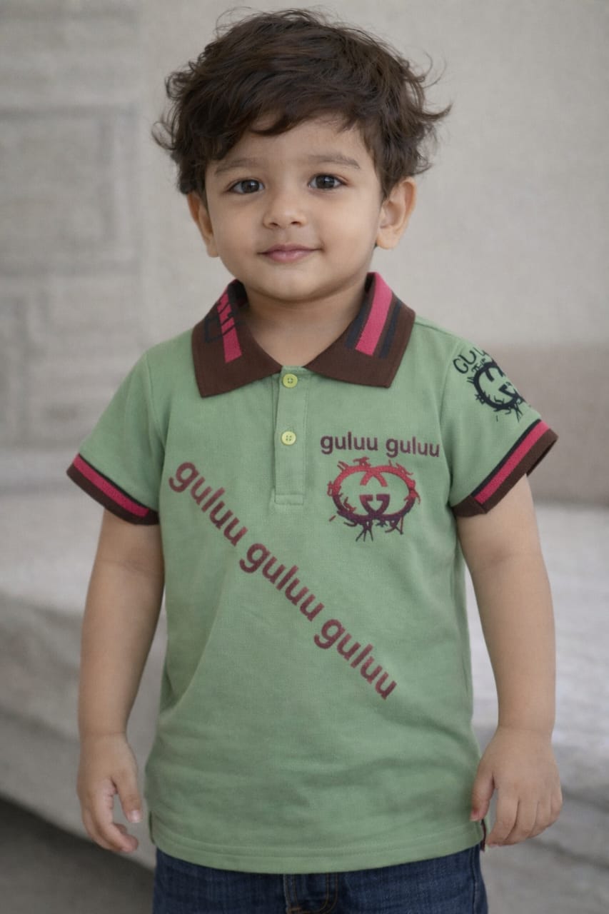 Ory Moon boys polo t-shirt for kids, featuring a classic collar and short sleeves, in vibrant colors suitable for ages 2 to 16.