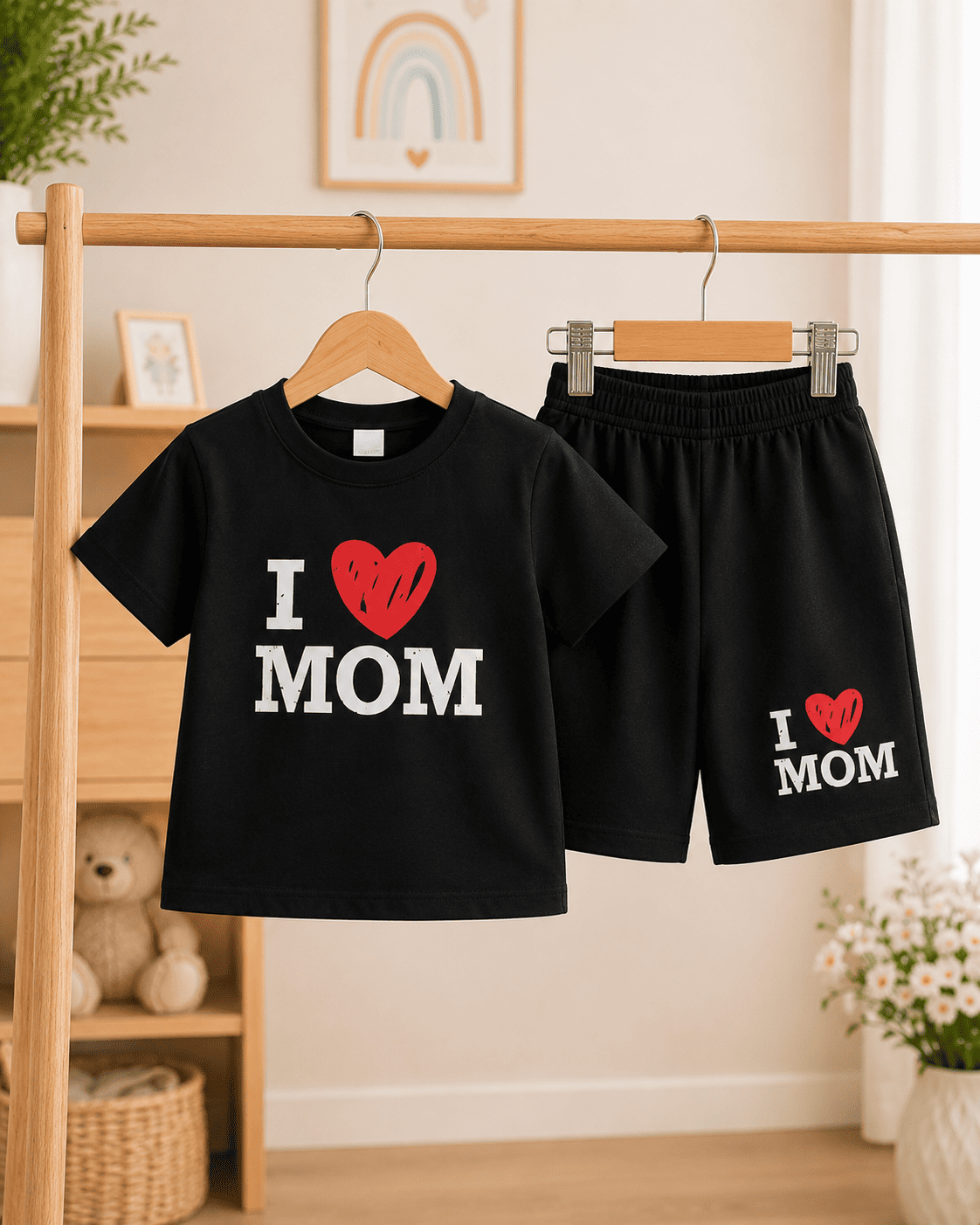 Ory Moon girls' stylish T-shirt and shorts set for kids aged 6 months to 6 years, featuring colorful patterns and comfortable fabric.