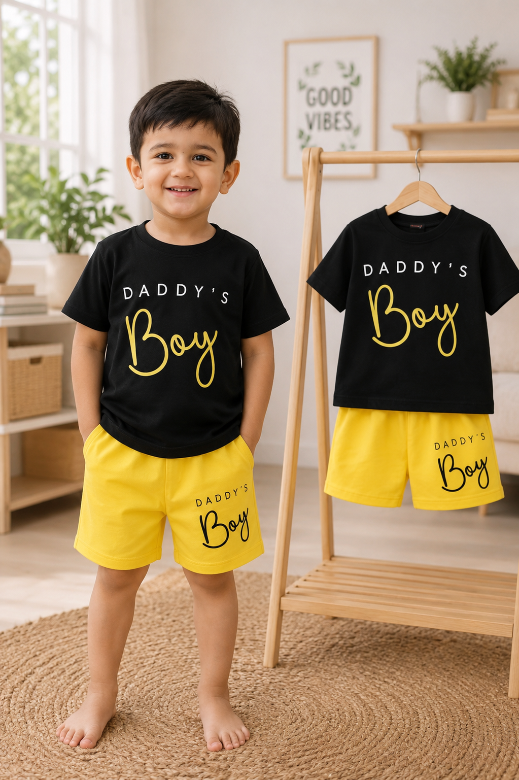 Ory Moon urban streetwear set for boys aged 3-12, featuring a bold summer outfit with stylish T-shirt and shorts.